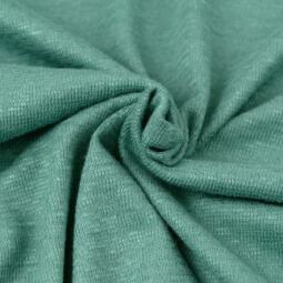 65cm Reststück: Wolle/Hanf Biojersey uni - dusty mint