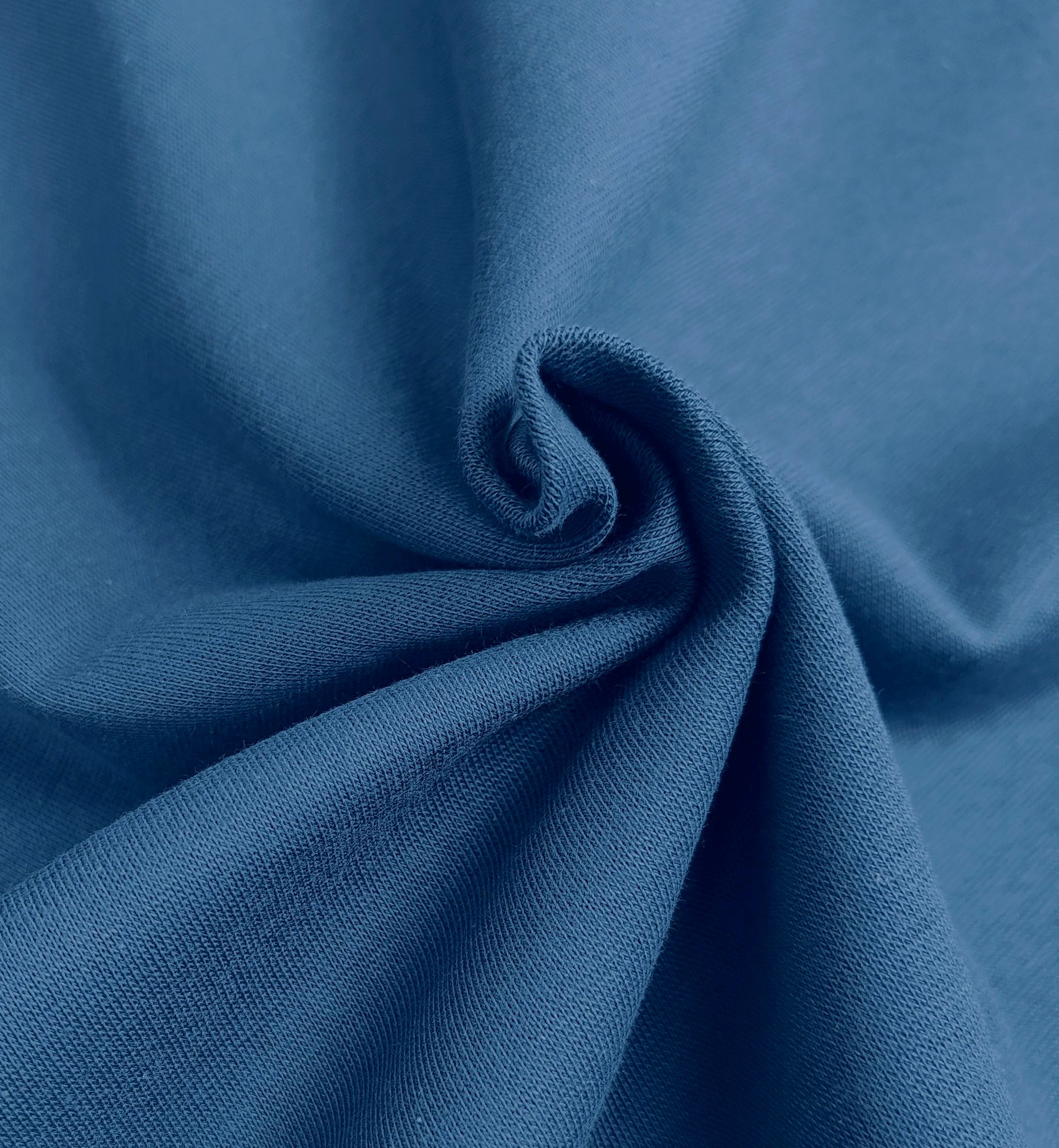 Biobündchen (Überbreite) - Tigerlilly - jeansblau – Bild 1