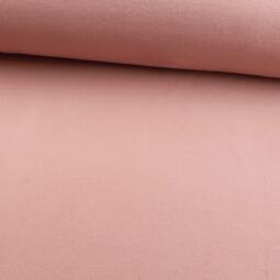Bio Baumwollfleece Finn - altrosa 470