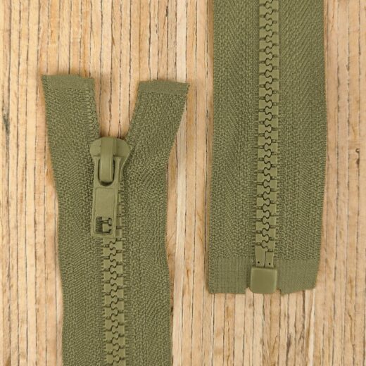 Jacken Reißverschluss teilbar 40cm - khaki 263