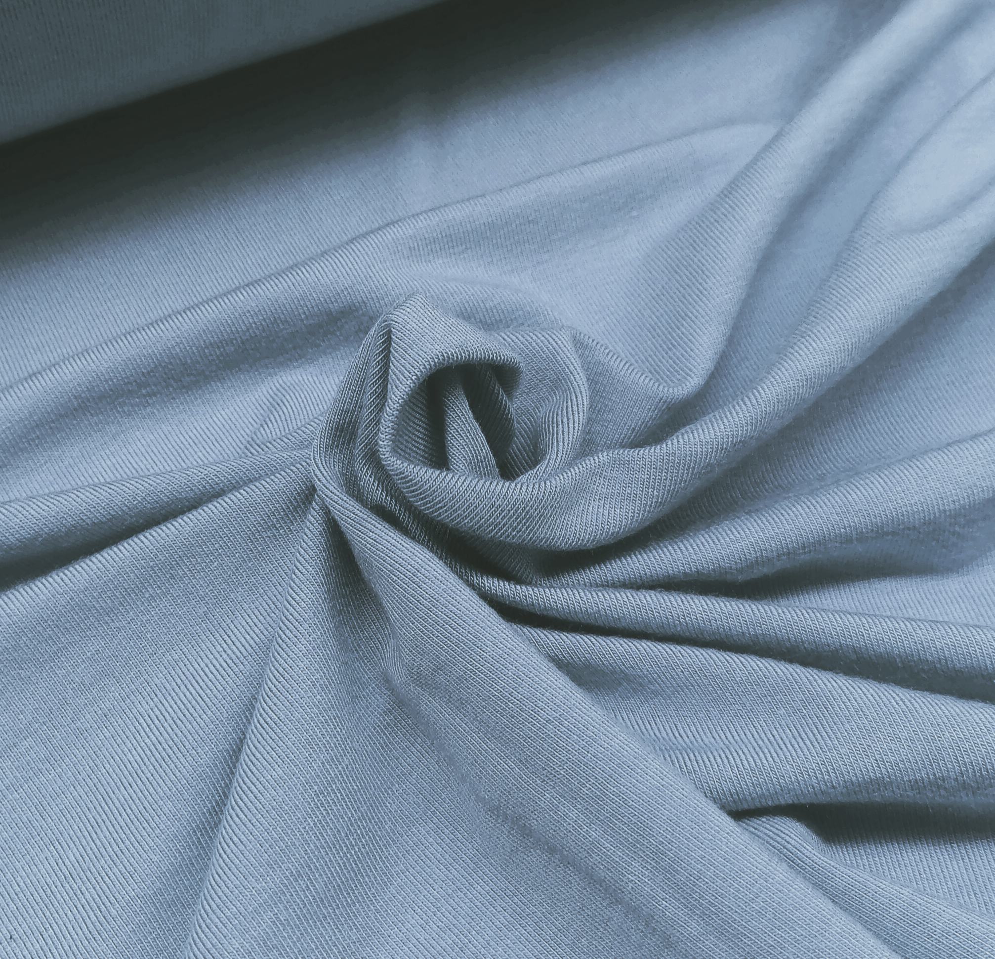 Modaljersey Emilia (mit TENCEL™ Modal) - rauchblau 006 – Bild 1