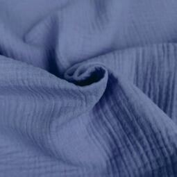 Bio Musselin - dusty blue 078
