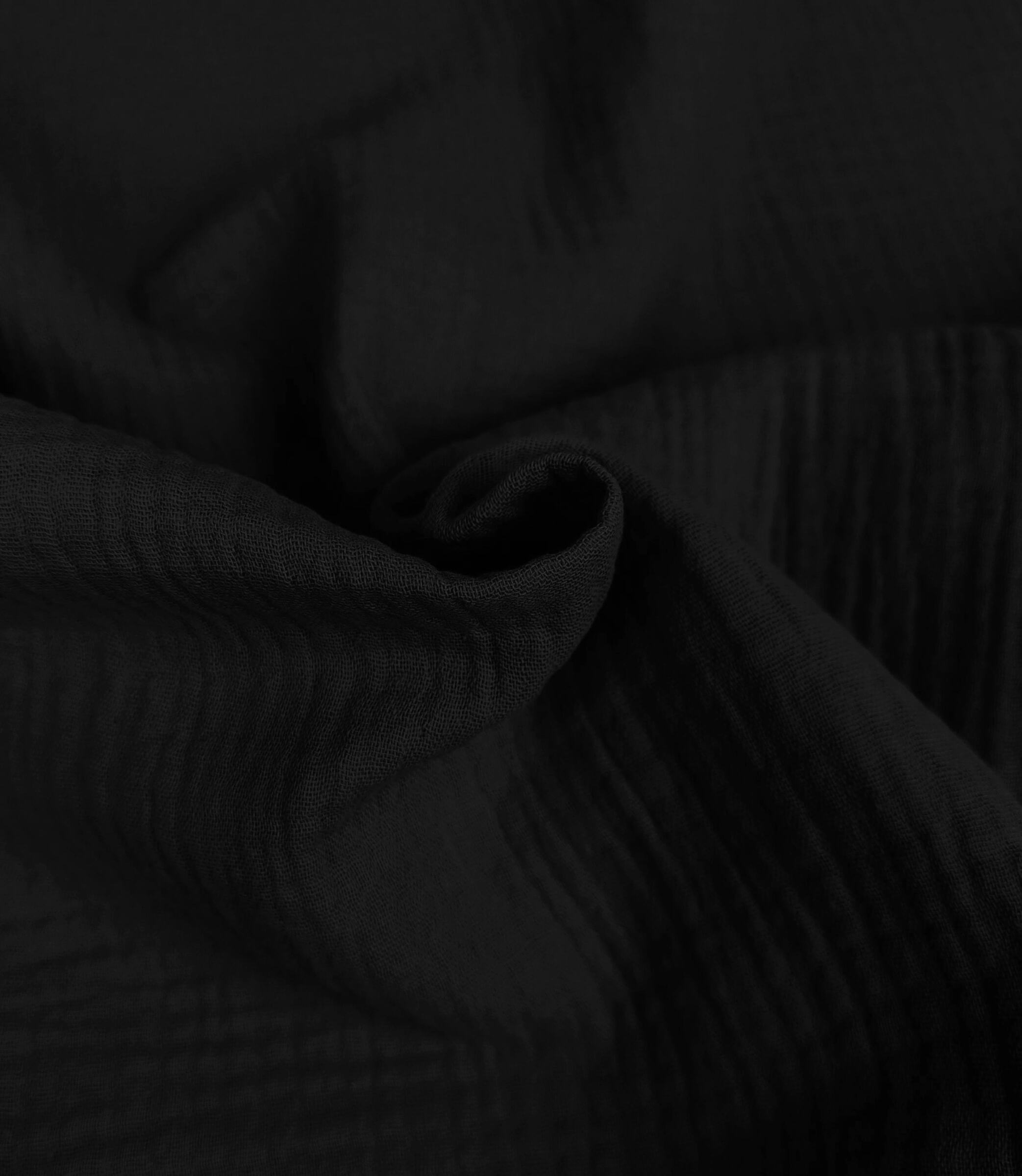 Bio Musselin - schwarz 001 – Bild 1