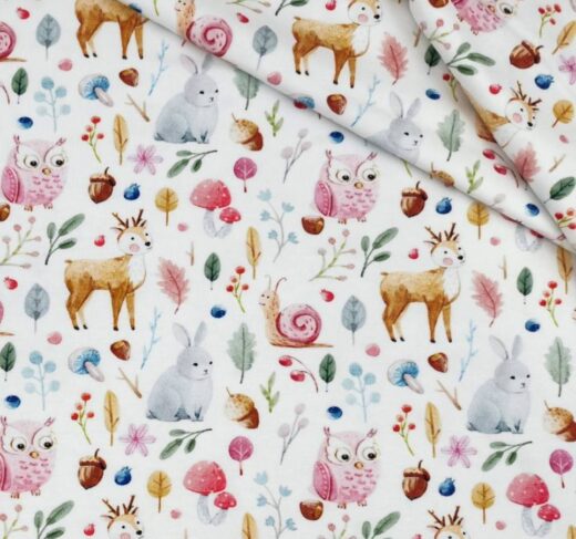 Biojersey - Tigerlilly - Pink Forest