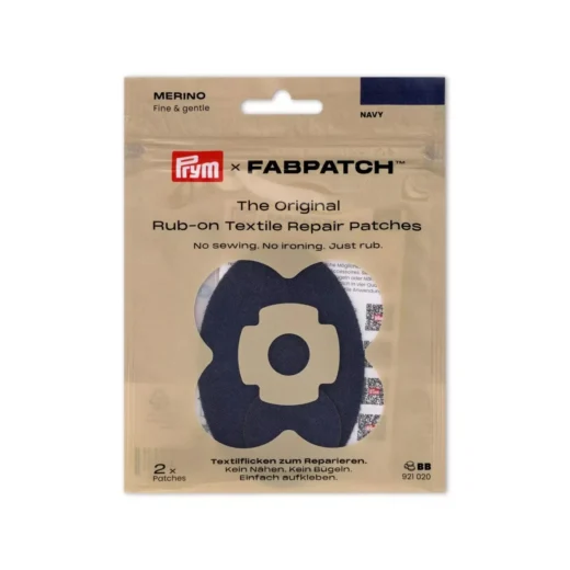 Prym FabPatch MERINO Rub-on Patch (921 020) - marine