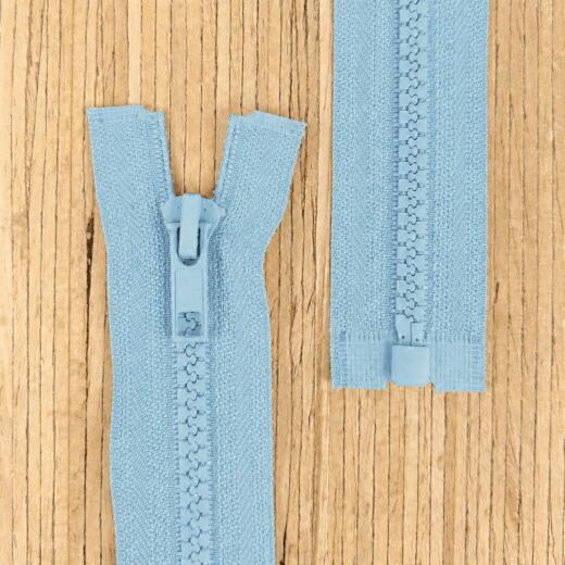 Jacken Reißverschluss teilbar 80cm - babyblau (Abverkauf)