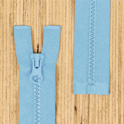 Jacken Reißverschluss teilbar 80cm - babyblau (Abverkauf)