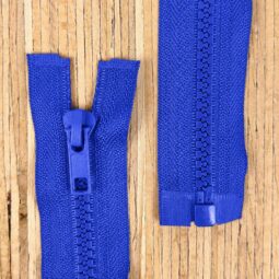 Jacken Reißverschluss teilbar 50cm - blau (Abverkauf)