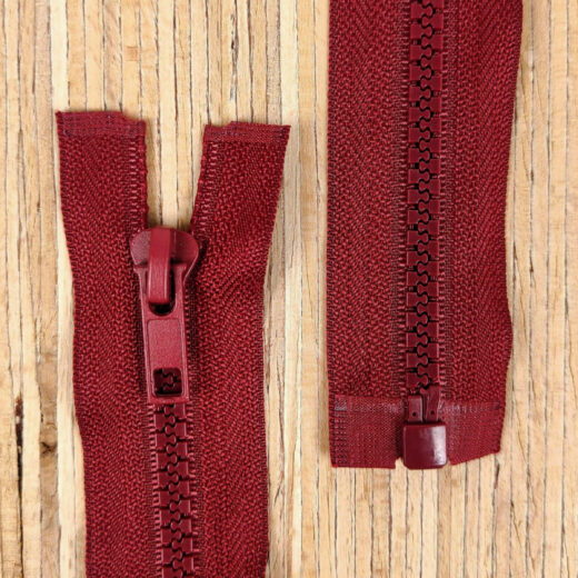 Jacken Reißverschluss teilbar 45cm - bordeaux 178