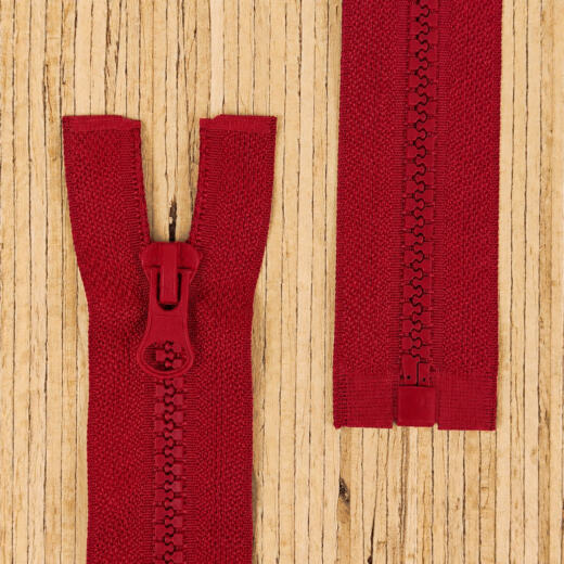 Jacken Reißverschluss teilbar 30cm - dunkle kirsche (Abverkauf)
