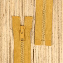 Jacken Reißverschluss teilbar 60cm - golden ochre 123