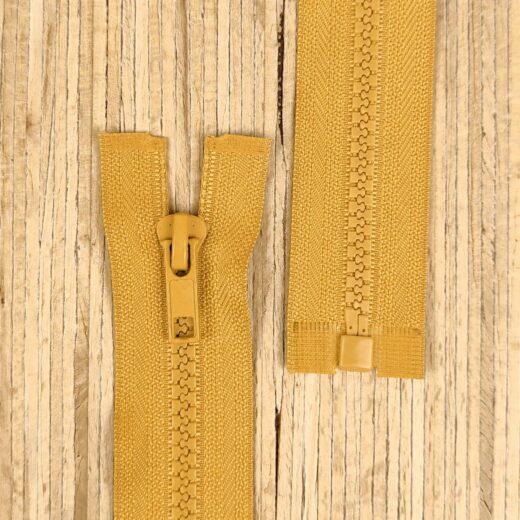Jacken Reißverschluss teilbar 55cm - golden ochre 123