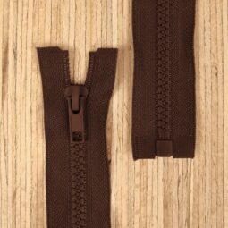 Jacken Reißverschluss teilbar 55cm - kakao 299
