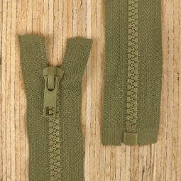 Jacken Reißverschluss teilbar 90cm - khaki 263