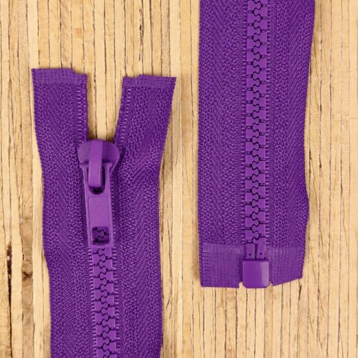 Jacken Reißverschluss teilbar 65cm - lila 170