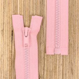 Jacken Reißverschluss teilbar 60cm - pastellrosa 134