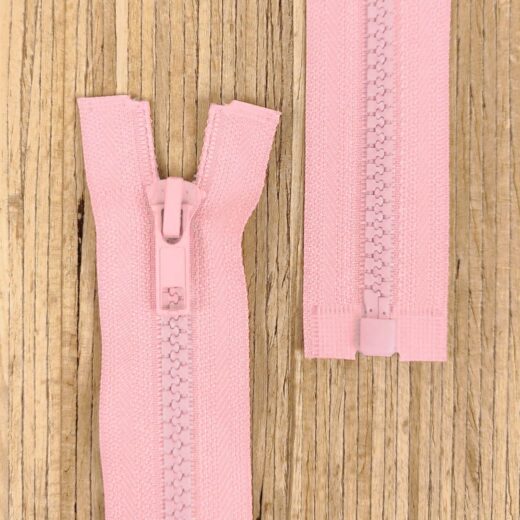 Jacken Reißverschluss teilbar 65cm - pastellrosa 134