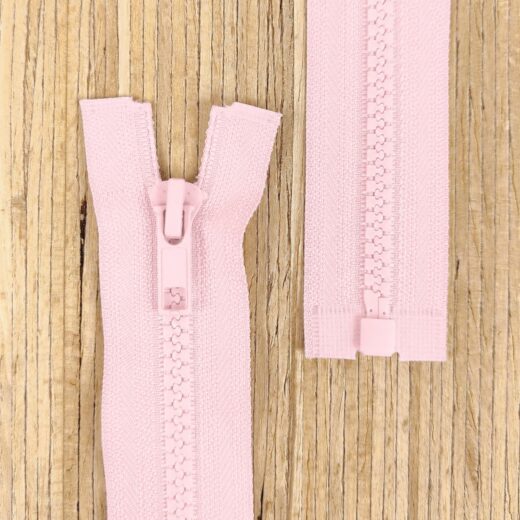 Jacken Reißverschluss teilbar 55cm - pastellrosa 134