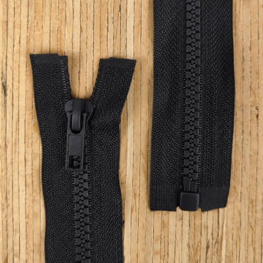 Jacken Reißverschluss teilbar 40cm - schwarz 322