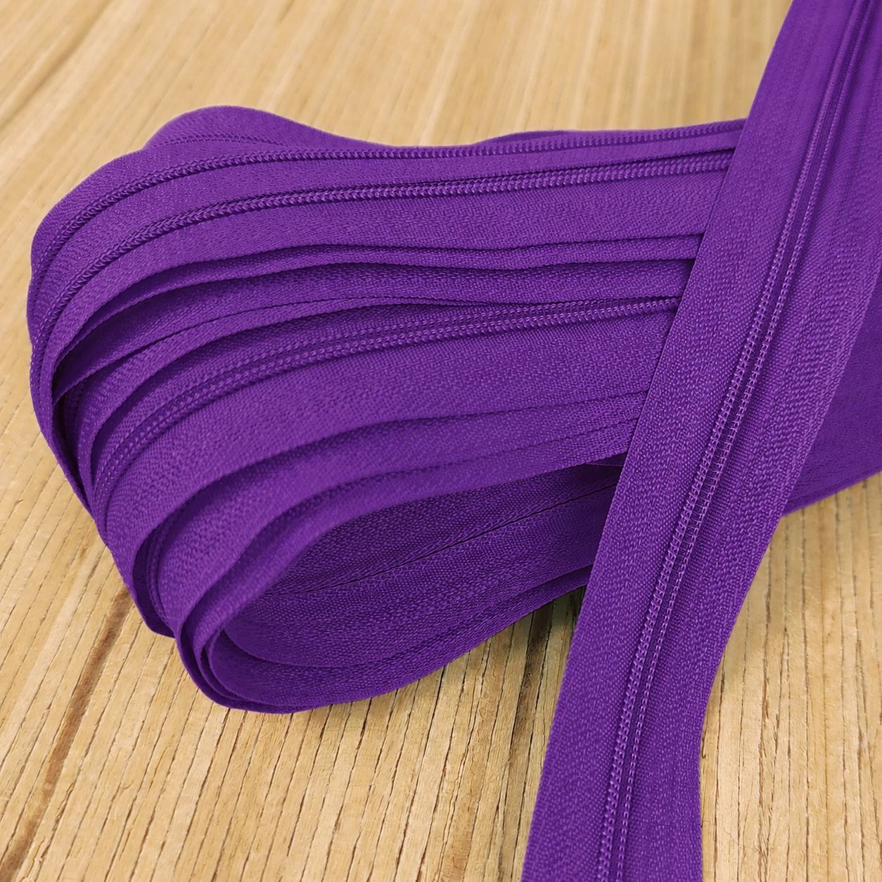 Spiralreißverschluss endlos 3mm (ohne Zipper) - lila 170 – Bild 1