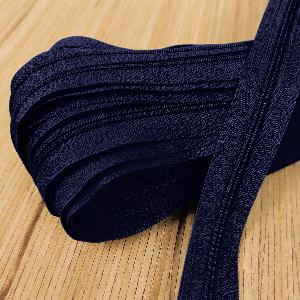 Spiralreißverschluss endlos 3mm (ohne Zipper) - marine 330 – Bild 1