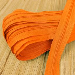 Spiralreißverschluss endlos 3mm (ohne Zipper) - orange 158