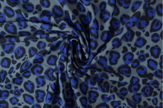 Bade-/Sportjersey - Leo blau/grau