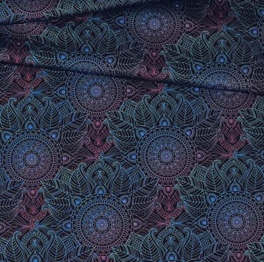 Bade-/Sportjersey (Albstoffe Performance) - Tigerlilly - Mandala