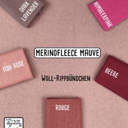 Bio Merinofleece - mauve – Bild 2