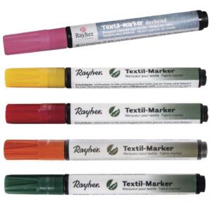 Rayher Textil-Marker deckend - Farbauswahl