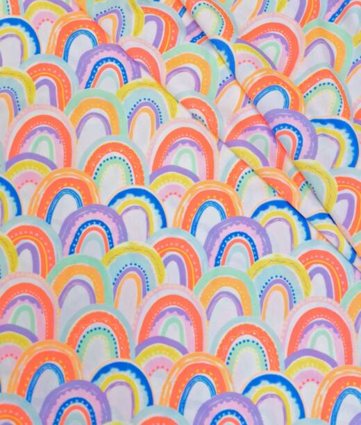 Bade-/Sportjersey - Regenbögen (mit neonfarbenen Elementen)