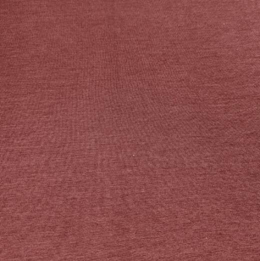 Wolle/Seide Biojersey uni - rouge